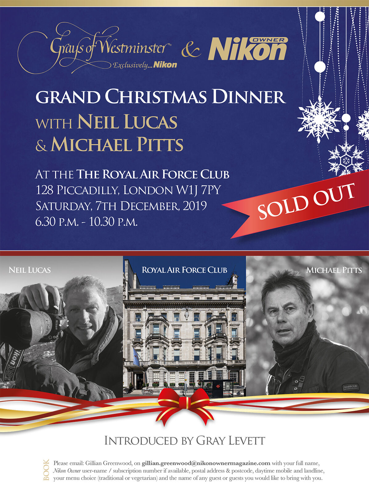 Grand Christmas Dinner with Neil Lucas & Michael Pitts