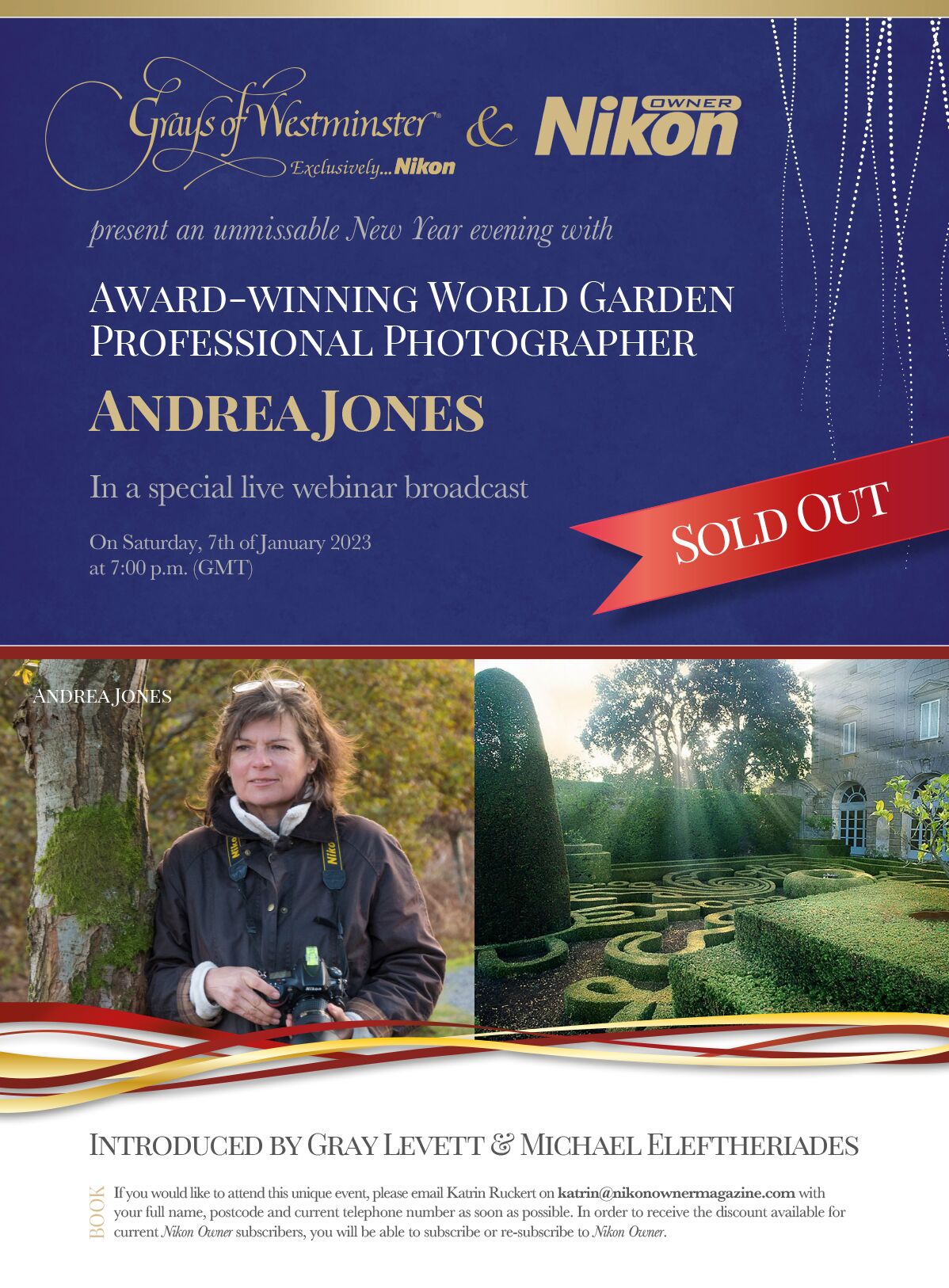 Award-winning World Garden Professional Photographer Andrea Jones